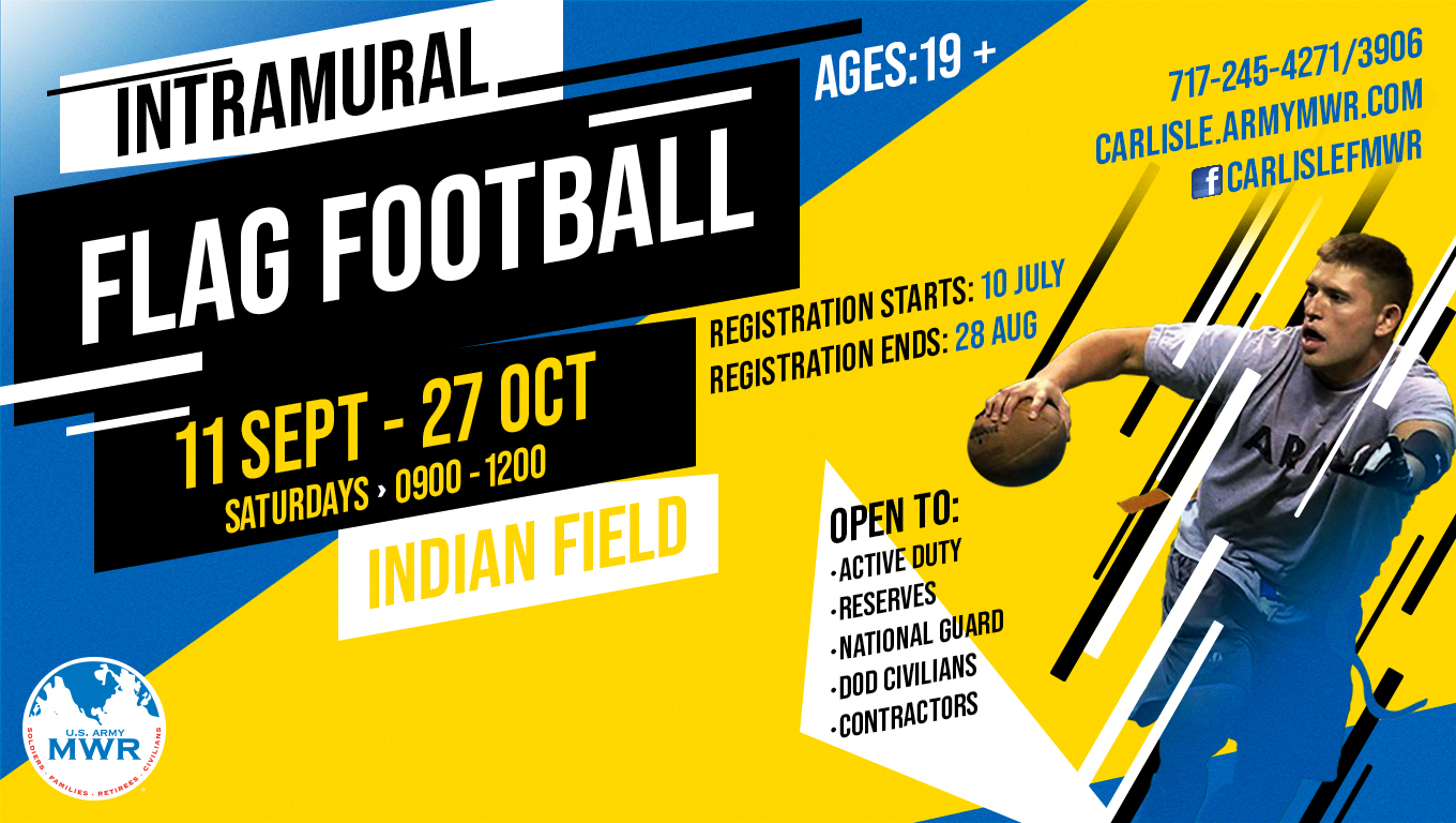 View Event :: NFL Flag Football :: Carlisle Barracks :: US Army MWR