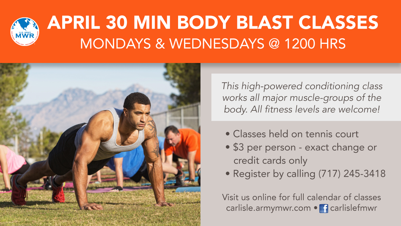 Classes Carlisle Barracks US Army MWR