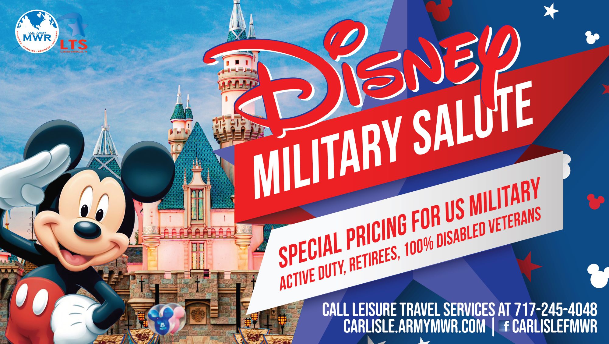 Disney Military Salute Carlisle Barracks US Army MWR